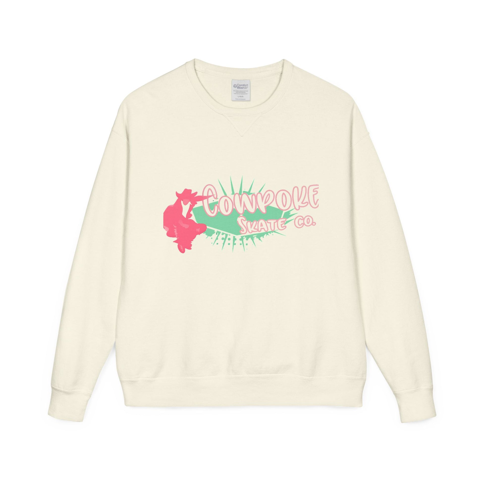 Chill Vibes Crewneck Sweatshirt, Skatewear, Cozy Gift, Casual Fashion, Street Style Apparel