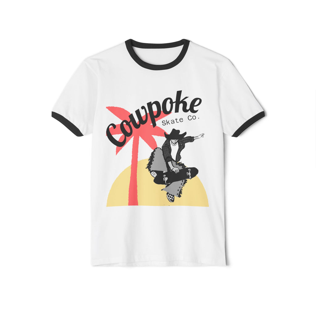 Copy of Cowboy Couture Unisex Cotton Ringer T-Shirt - Vintage Style Graphic Tee