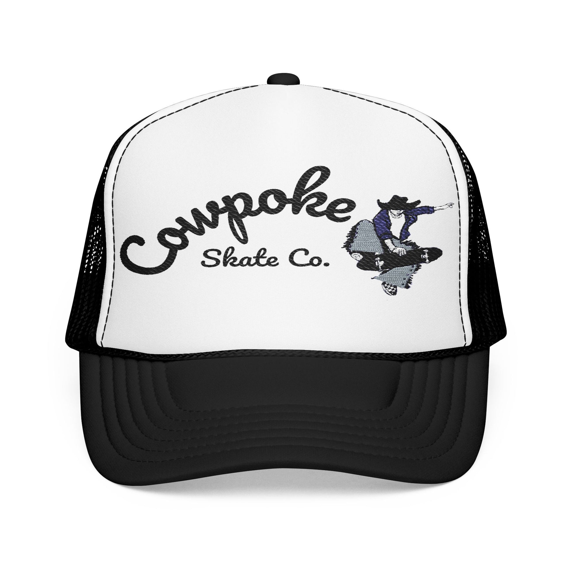 Stylish Foam Trucker Hat with Embroidered Design, Outdoor Accessories, Casual Wear, Unique Gift, Festival Fashion