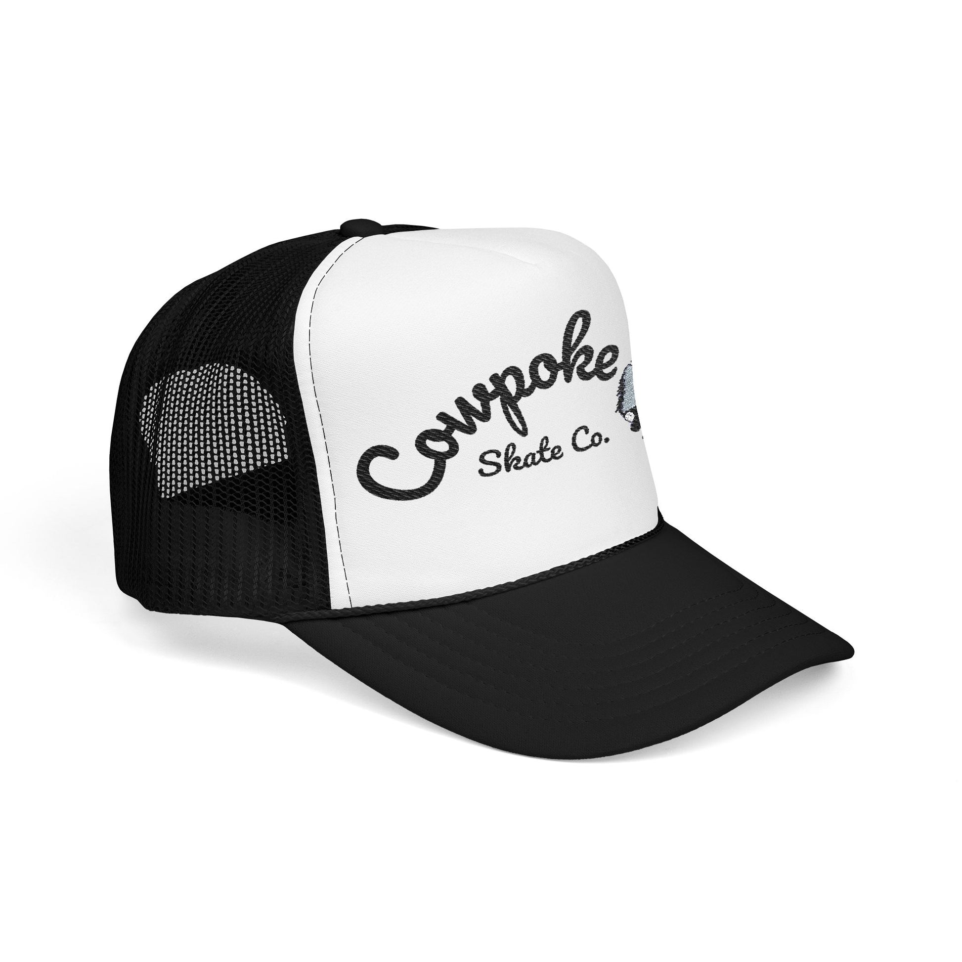 Stylish Foam Trucker Hat with Embroidered Design, Outdoor Accessories, Casual Wear, Unique Gift, Festival Fashion