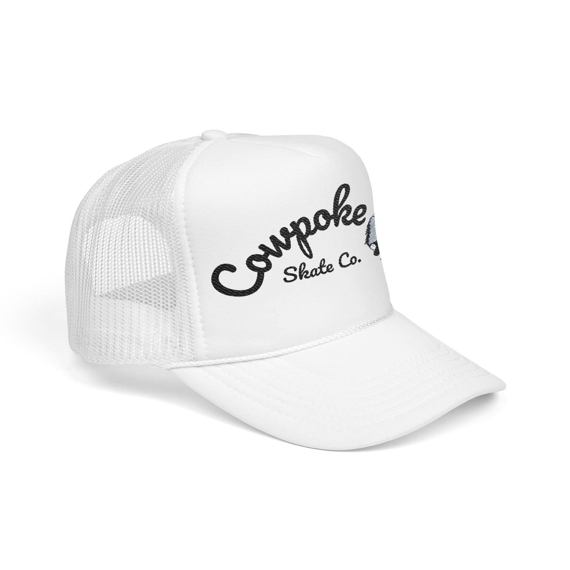 Stylish Foam Trucker Hat with Embroidered Design, Outdoor Accessories, Casual Wear, Unique Gift, Festival Fashion