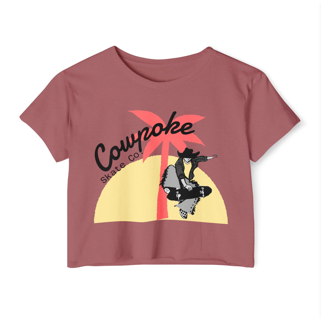 Bohemian Festival Crop Top | Cowpoke Skate Co | Summer Style, Beachwear, Concert Outfits, Casual Attire, Gift for Her