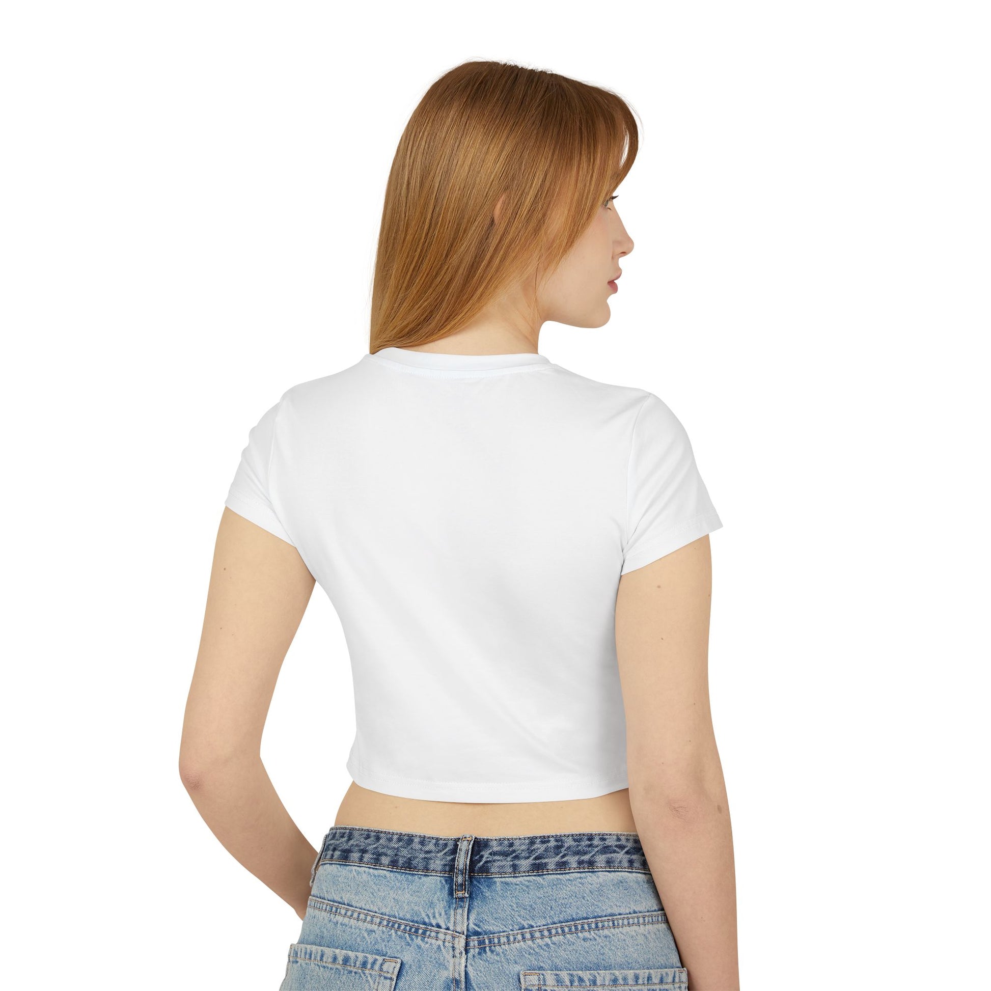 Trendy Women's Baby Tee with Cowpoke Design, Cute Graphic Shirt, Fashion Top, Summer Casual Wear, Gift for Skateboarders