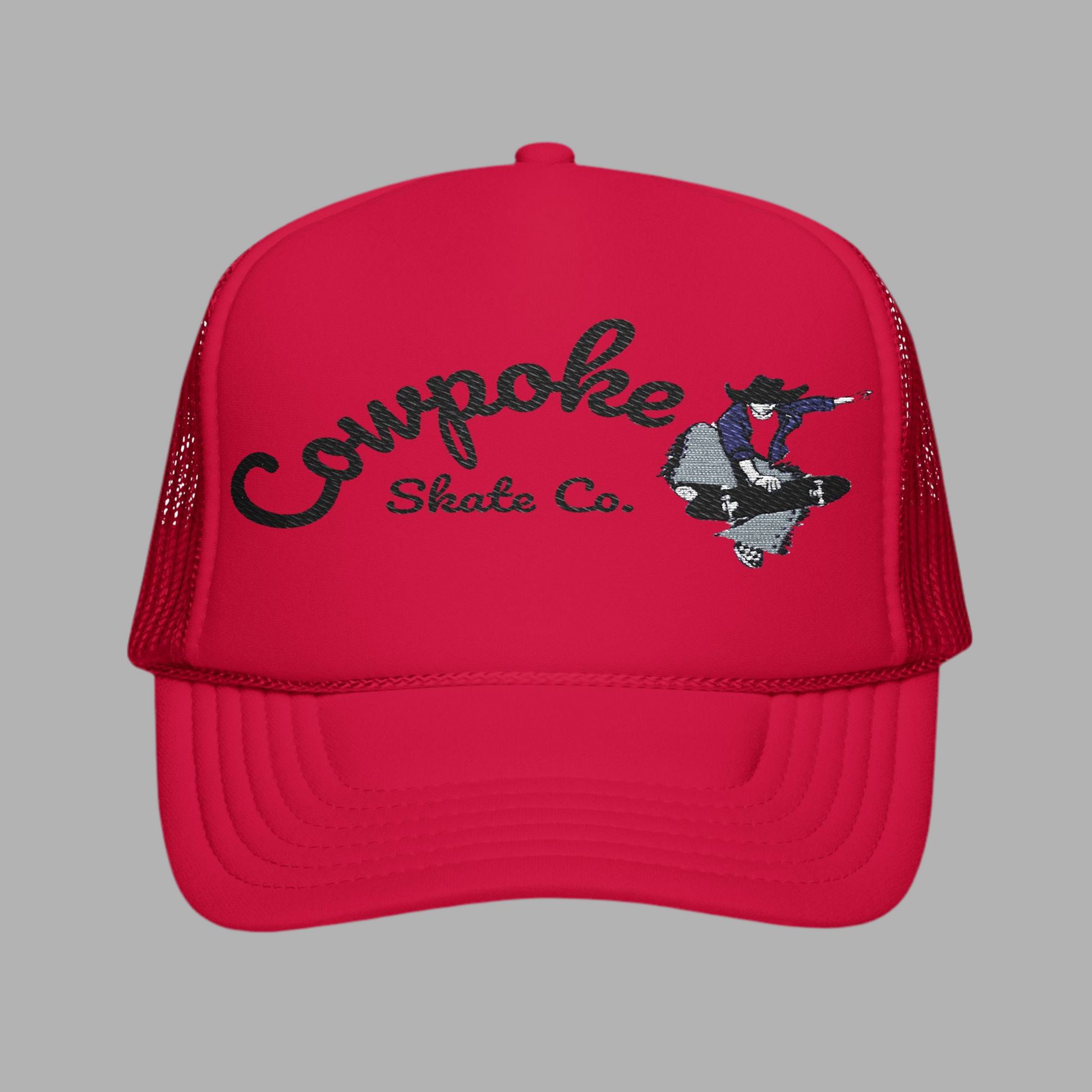 Stylish Foam Trucker Hat with Embroidered Design, Outdoor Accessories, Casual Wear, Unique Gift, Festival Fashion